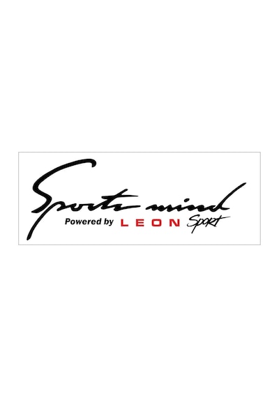 Oto Sticker Sports Mind Seat Leon Sticker   Beyaz-Kırmızı-