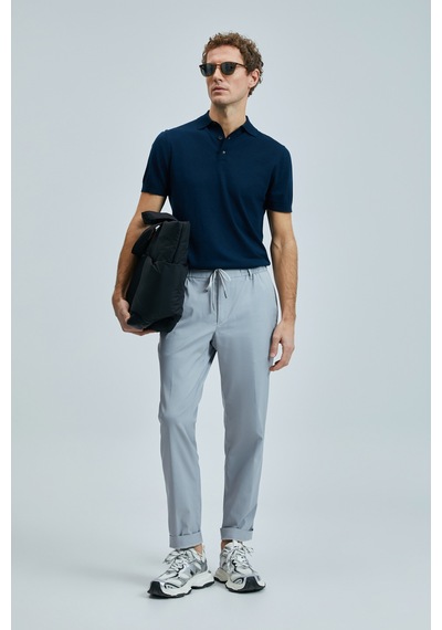 Lufian Glen Smart Erkek Chino Pantolon Slim Fit Gri Gri 111190336100150 Gri