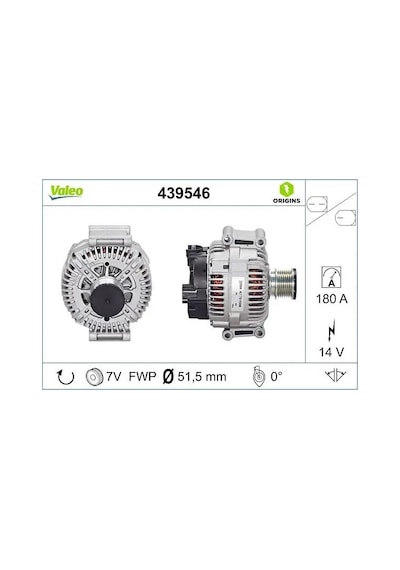Mercedes E350 W212 Sarj Dinamosu 2009-2015 Valeo 439546