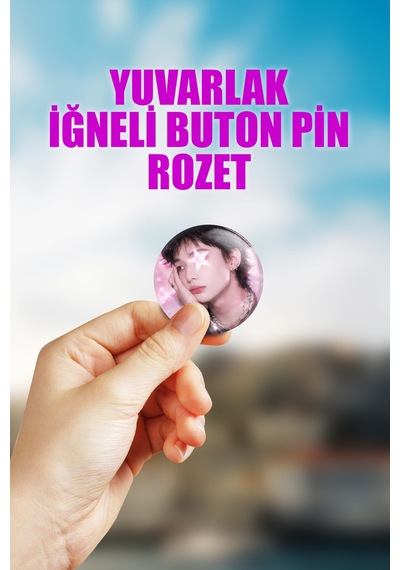 Hyunjin Stray Kids Kpop Çanta Süsü Rozet İğneli Buton Rozet Seti 1 Adet Tekli