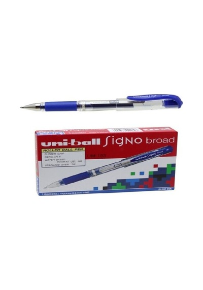 12li Um-153 Signo Broad 1.0 Mm Uçlu Jel Kalem Mavi