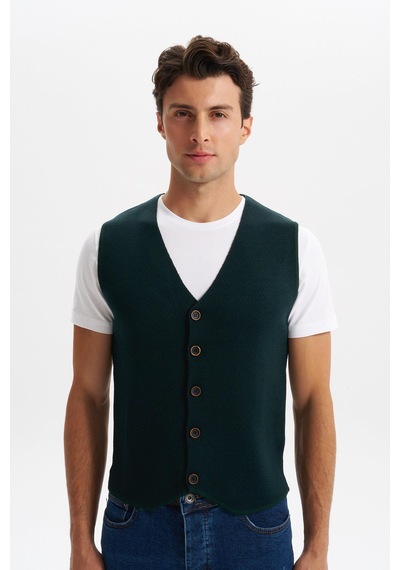AR-MA Arma Erkek Slim Fit Örme Likralı Pike Triko Yelek Kısa Kollu, %90 Akrilik %10 Wool K0yyo0858 Yeşil AR-MA Arma Erkek Slim Fit Örme Likralı Pike Triko Yelek Kısa Kollu, %90 Akrilik %10 Wool K0yyo0858 Yeşil