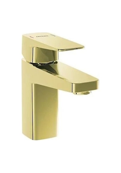 Artema Root Square A4273274 Lavabo Bataryası M Soft Altın