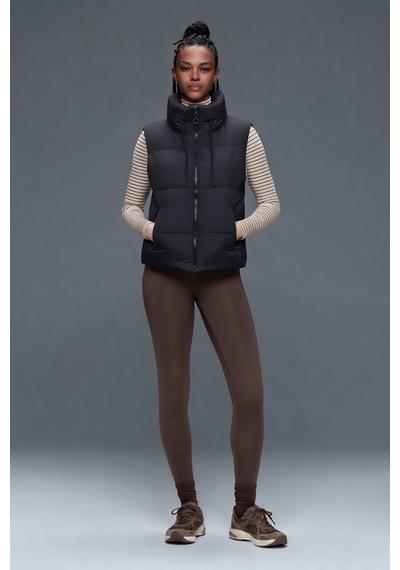 Soft&basic Kadın Dik Yaka Fermuarlı Cepli Şişme Yelek Mevsimlik Kısa Dolgulu Spor Yelek Sb-0089 Siyah Soft&basic Kadın Dik Yaka Fermuarlı Cepli Şişme Yelek Mevsimlik Kısa Dolgulu Spor Yelek Sb-0089 Siyah