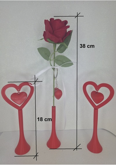 Romantik Masa Dekoru Sevgililer Günü - Yemek Masası Dekoru-set2- 3lü