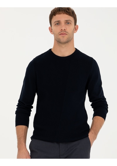 Pierre Cardin Erkek Lacivert Triko Kazak 50281823-vr033 Lacivert
