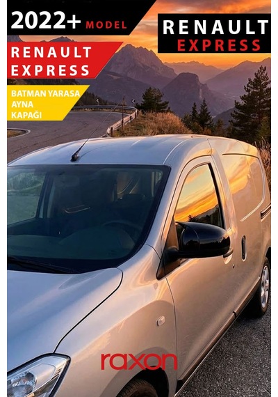 Renault Express 2022+ Batman & Yarasa Ayna Kapağı Parlak Piano Black Sport