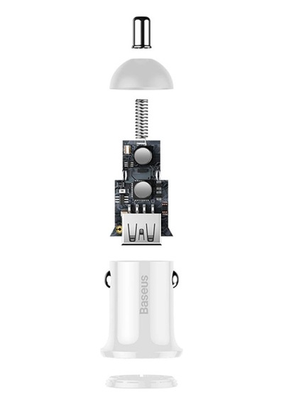Baseus Graın Pro Dual Usb 4.8A Max Çıkışlı Hızlı Araç Şarj Başl
