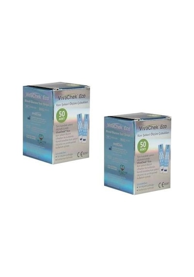 VIVACHEK SEKER ECO 50 STRİP X 2 PAKET