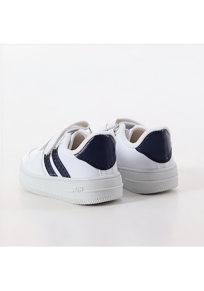 Papucumun Dünyası Günlük Bebek Çocuk Sneaker Cırt Cırt Bantlı Spor Ayakkabı Yürüyüş Ayakkabısı Beyaz - Siyah Papucumun Dünyası Günlük Bebek Çocuk Sneaker Cırt Cırt Bantlı Spor Ayakkabı Yürüyüş Ayakkabısı Beyaz - Siyah