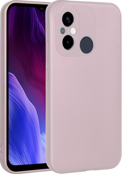 Noktaks - Xiaomi Uyumlu Xiaomi Redmi 12c - Kılıf Mat Renkli Esnek Premier Silikon Kapak - Rose Gold