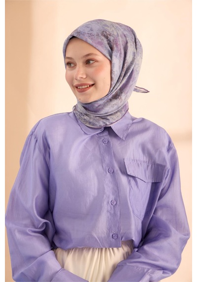 Silk Home Soft Eşarp 73095-23 Lila, Leylak, Taş, Koyu Vizon