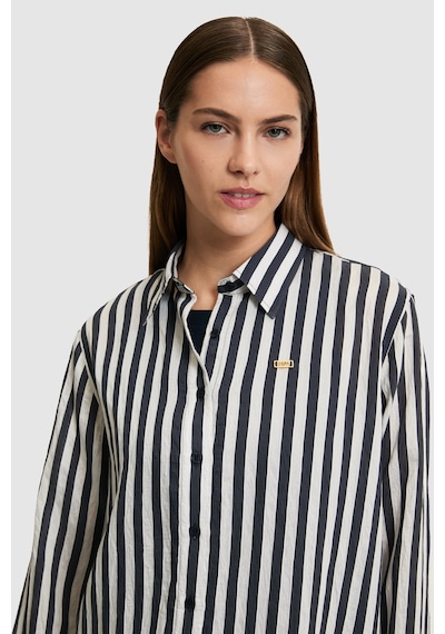 U.s. Polo Assn. Kadın Lacivert Gömlek Desenli 50324736-vr033