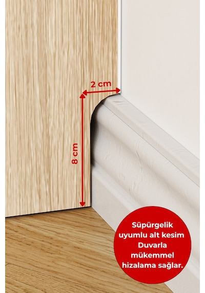 Derinkuyu 4 Çekmeceli Şifonyer Yatak Odası Bebek Odası Genç Odası Meşe Meşe