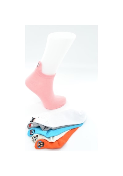 Flora Emojili Bayan Patik Çorap (6 Lı) - (36/40)