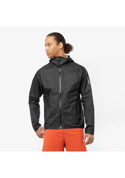 Salomon Bonatti Waterproof Erkek Siyah Koşu Ceketi Lc2134800 2800282
