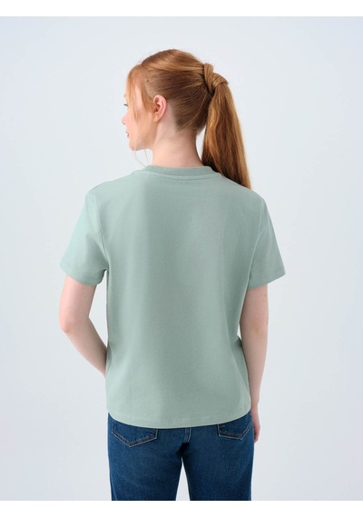 Loft Regular Fit Mint Yeşili Kadın T-shirt Lf2036285 Mint Yeşili
