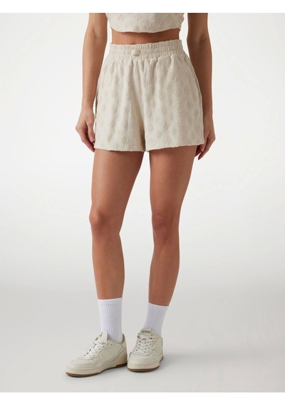 Guess Kadın Peony Jakarlı Şort Çok Renkli