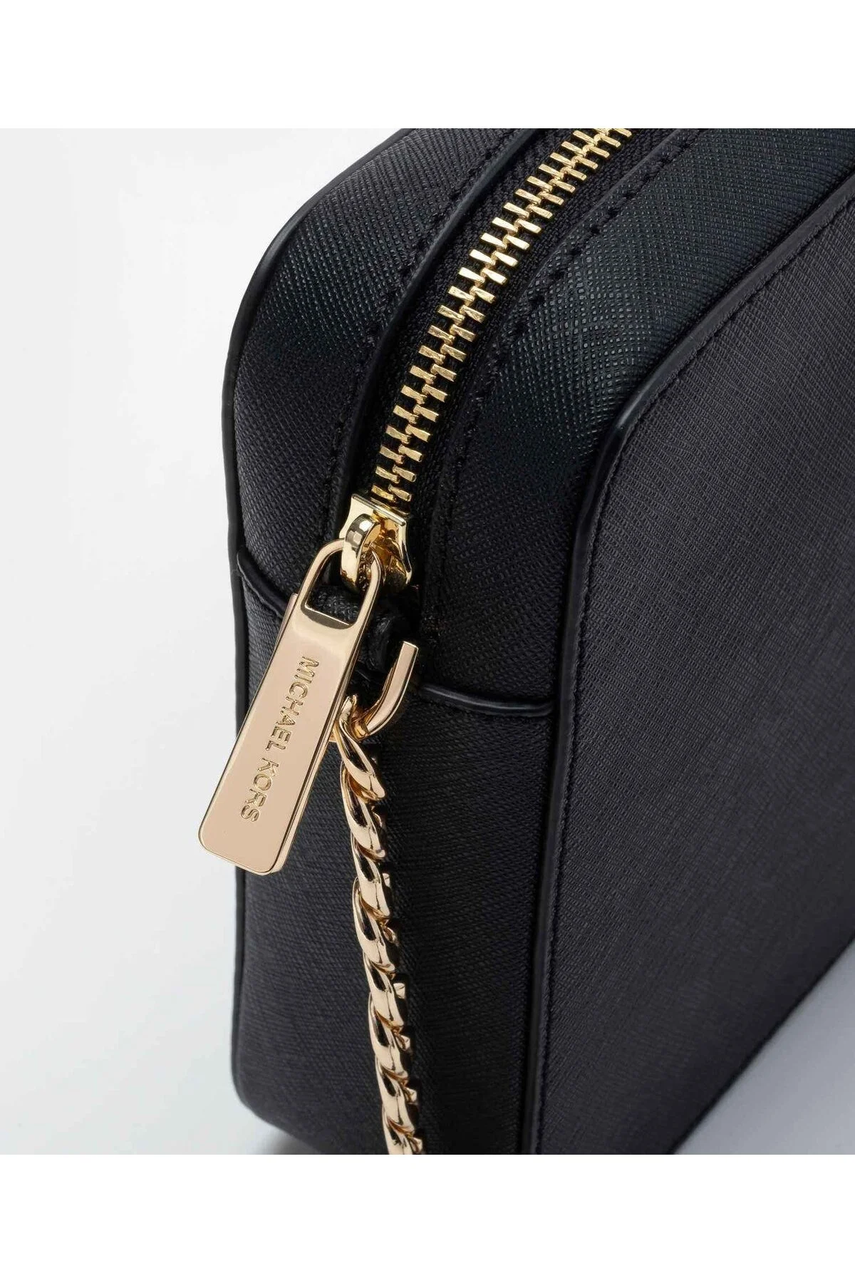 Michael Kors Kadın Jet Set Saffiano Deri Çapraz Omuz Çantası Mk-35t8gttc9l Siyah