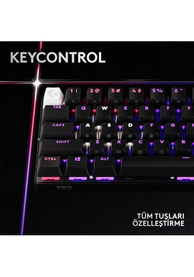 Logitech G Pro X 60 920-011913 RGB Kablosuz Oyuncu Klavye