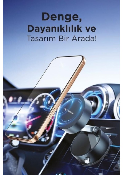 Özel Üretim Telefon Tutucu Jx054 Siyah Manyetik Aparat Araç İçi Stant
