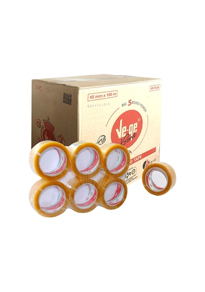 Ve-ge 45X100 Mt. Koli Bandı Şeffaf 48'Li Koli Bufalo 48'Li Koli