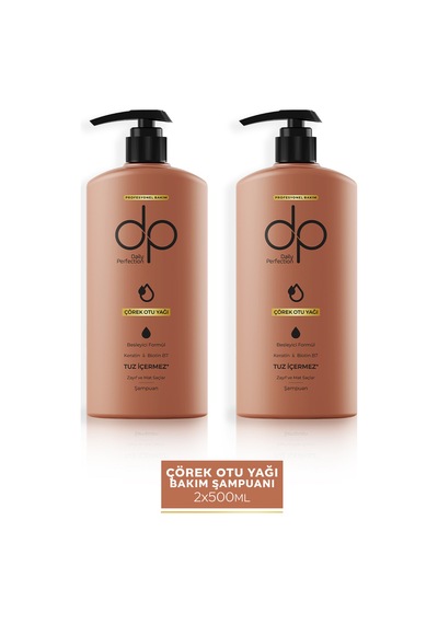 Dp Daily Perfection Şampuan Çörekotu Yağı 2 x 500 ML