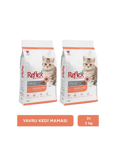 Tavuklu Ve Pirinçli Yavru Kedi Maması, 2 Kg X 2