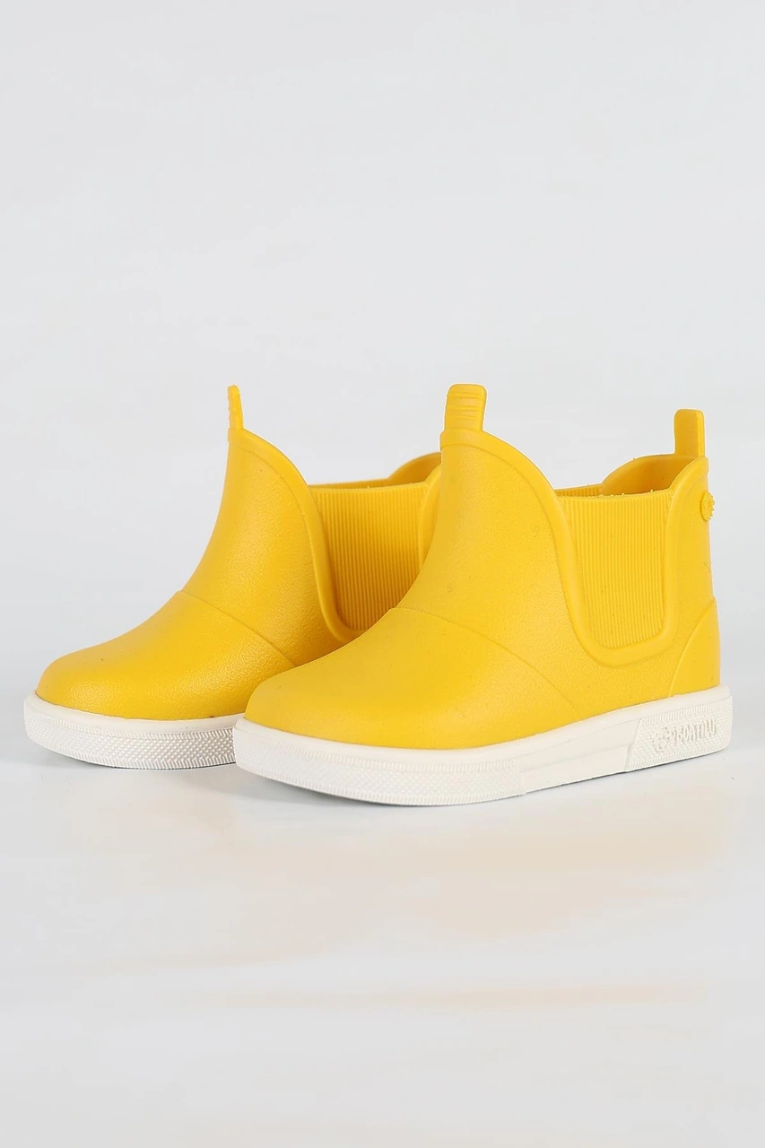 Boatilus Baby Beatly-b Çocuk Yellow/white Yağmur Çizmesi Sarı