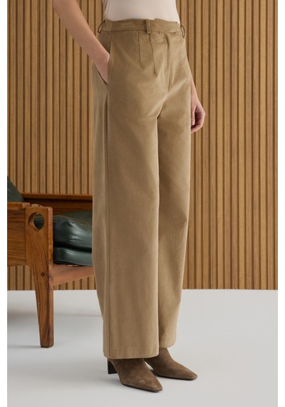 Aker Camel Kadife Pantolon Camel Camel
