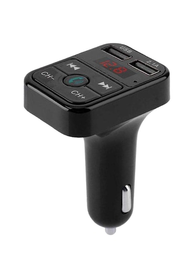 Suntek Kablosuz Carfm Verici Desteği Tf Kart Çift Usb Siyah