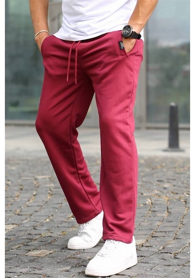 Madmext Bordo Basic Eşofman Altı 5479 Bordo