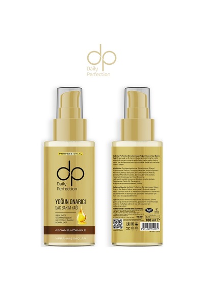 Saç Bakım Yağı Argan Yağlı Ve E Vitaminli 100 Ml X 3 Adet