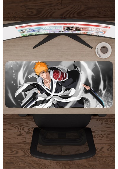 Bleach Anime V1 - 70x30 Xl Gaming Kauçuk Kaymaz Taban Mouse Pad Fare Altlığı