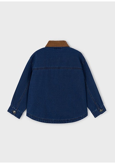Mayoral Unisex Çocuk Kot Gömlek 4135 Lacivert