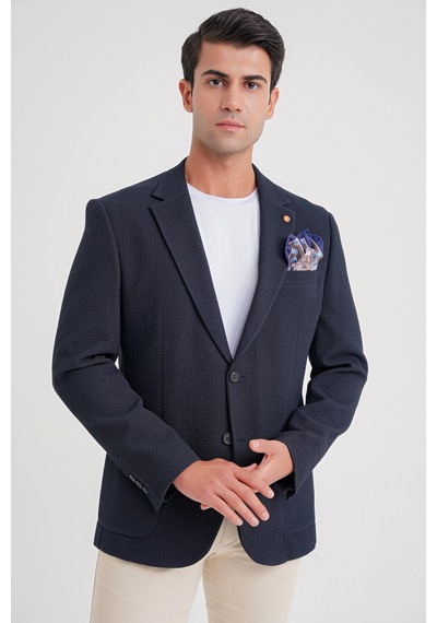 Efor C 694 Ceket Slim Lacivert Casual Lacivert