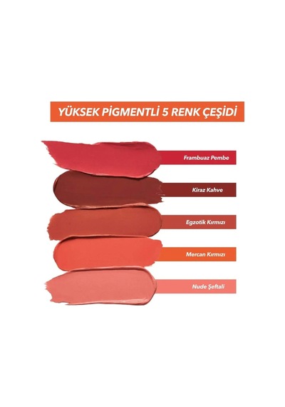 Dudak Ve Yanak İçin E Vitaminli Krem Allık Doğal Bitişli 2'si 1 Arada Renklendirici Mercan Kırmızısı