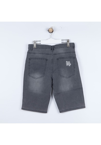 Xo Kids P-003936 Nk 62700 Erkek Second Şort 8-14 Yaş Gri - Yeşil