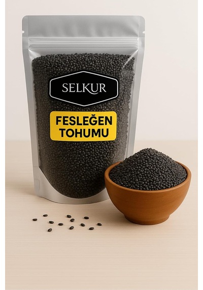 Selkur Fesleğen Tohumu Yenilebilir 1kg