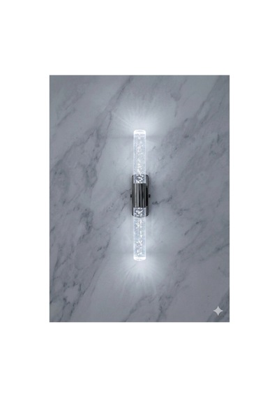 Bubblelight Small 31 Cm Modern Tasarım Led Aplik - Duvar Lambası - Antrasit Gri - Pilli - Beyaz Led Antrasit Pilli