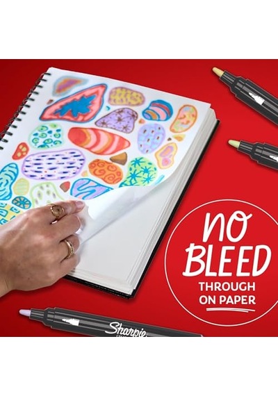Sharpıe Yaratıcı Marker Akrilik Boya Kalemleri Toprak Tonları Su Bazlı Boya Kalemleri Kan Dolaşımı Yok Çoğu Yüzey Üzerine Yazar Küre Uçlu Çeşitli Renkler 5'li Paket 103 Ivory