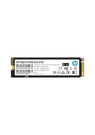 Hp FX700 8U2N5AA 2 TB 7200/6200 MB/S PCIe 4.0 NVMe M.2 SSD