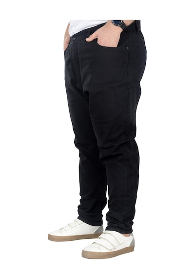 Mode Xl Büyük Beden Erkek Gabardin Pantolon 5 Cep Doğa Classic 22920 Siyah 001