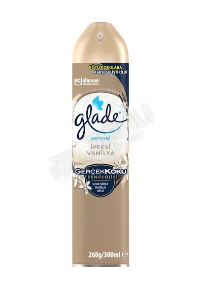3 Adet Glade Aerosol Spray İpeksi Vanilya 300 Ml Diğer