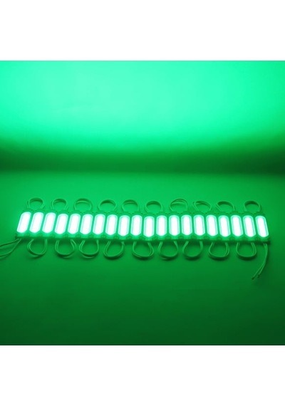 10 Adet 5 Watt Yeşil Işık Ip65 Modül Led, 10 Adet Magnetli, Çok Kaliteli Yeşil Işık Modül Led Yeşil