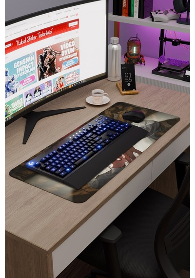 Chainsaw Man Anime V5 - 70x30 Xl Gaming Kauçuk Kaymaz Taban Mouse Pad Fare Altlığı