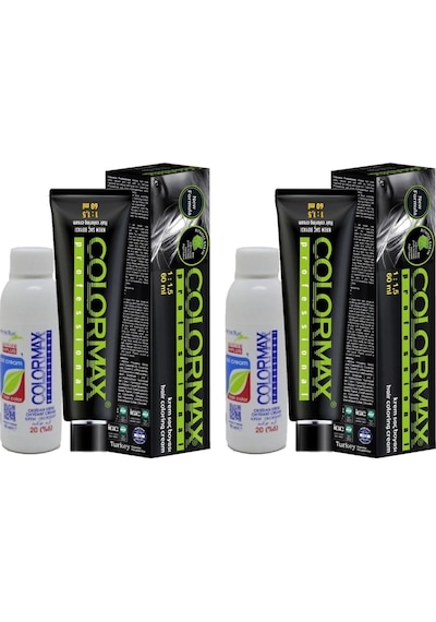 Colormax Sps774 Nouveau 2025/05.73 Koyu Tütün Kahve 60 Ml 2 Adet Saç Boyası + 2 Adet 90 Ml Oksidan Set