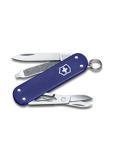 Victorinox 0.6221.222G Night Dive Classic Alox Kamp Çakı Mavi