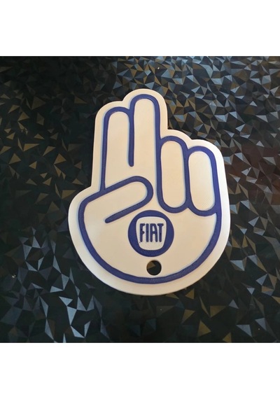 Fiat Jdm El Arka Silecek El Sallama Plastik Aparat 3d Kaliteli Aksesuar Büyük Boy