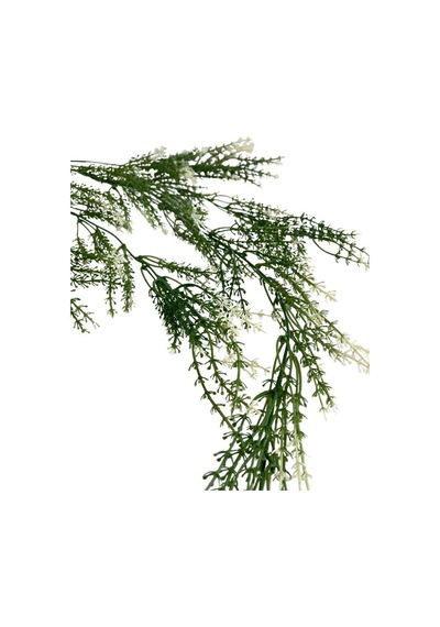 Yapay Çiçek Sarkan Çiçek Yeşil Beyaz Kılçık Yapay Sarmaşık 60x30